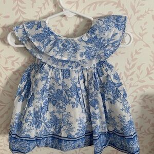 NWT *Janie and Jack* Blue Floral Baby Dress